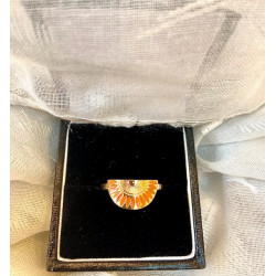 Bague - Éventail - Orange