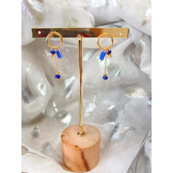 Boucles d’oreilles - Anneau vertes