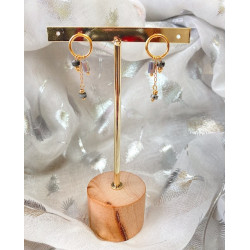 Boucles d’oreilles - Anneau vertes