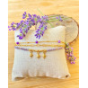 Bracelet - triple Stars - violet
