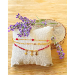 Bracelet - triple Stars -...