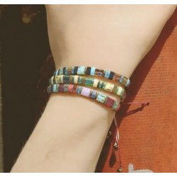 Bracelet - Tila Miyuki - Orange