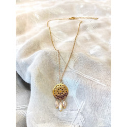 Collier - Claudine - blanc