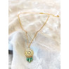 Collier - Claudine - vert clair
