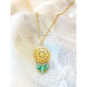 Collier - Claudine - vert clair