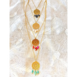 Collier - Claudine - vert clair