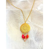 Collier - Claudine - rouge