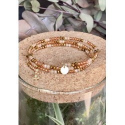 Bracelet - scintillant - cuivré