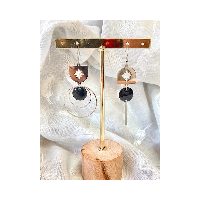 Boucles d'oreilles - Étoiles Polaire