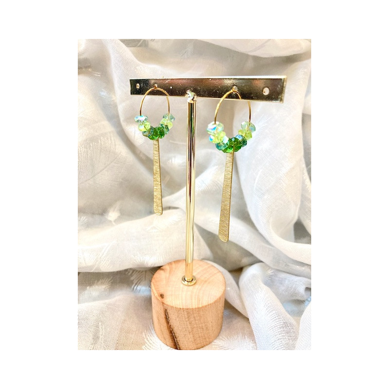 Boucles d'oreilles - Raisin blanc