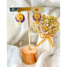 Boucles d'oreilles - Violettes