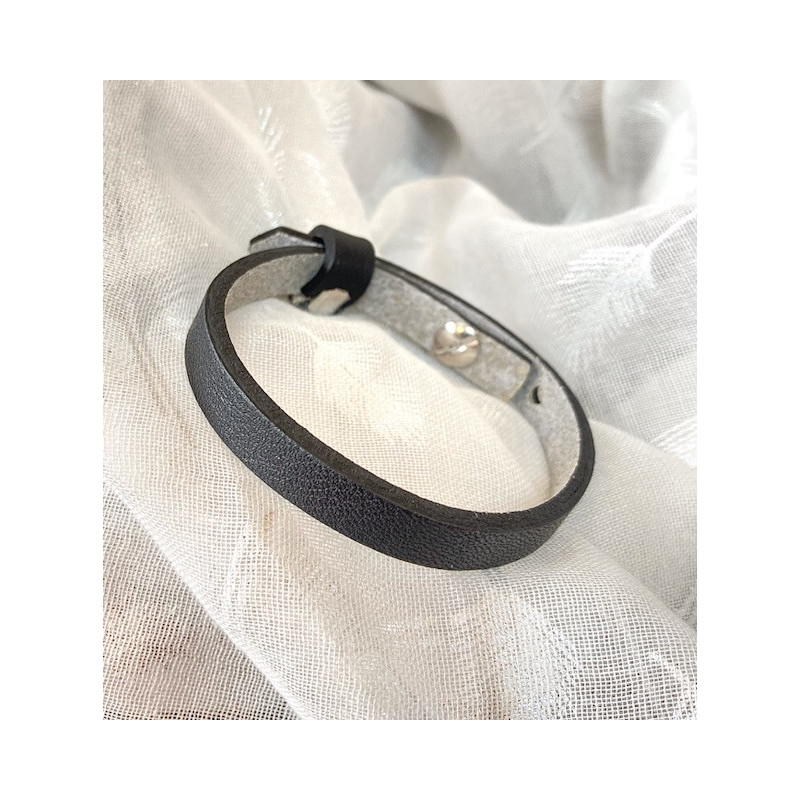 Bracelet - Cuoio - noir