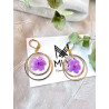 Boucles d’oreilles - Pervenches