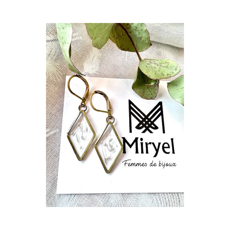 Boucles d’oreilles - Faisceaux dorés