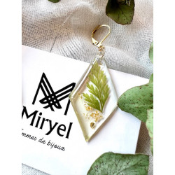 Boucles d’oreilles - Fougères