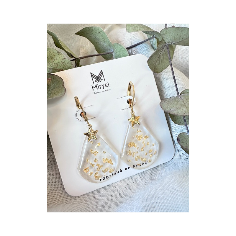 Boucles d’oreilles - Étoiles d’or