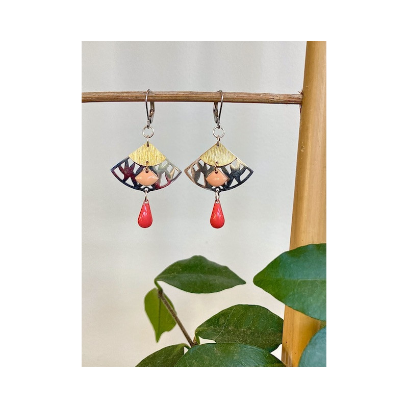 Boucles d'oreilles - Geisha 2