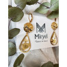 Boucles d’oreilles - Gouttes d’or