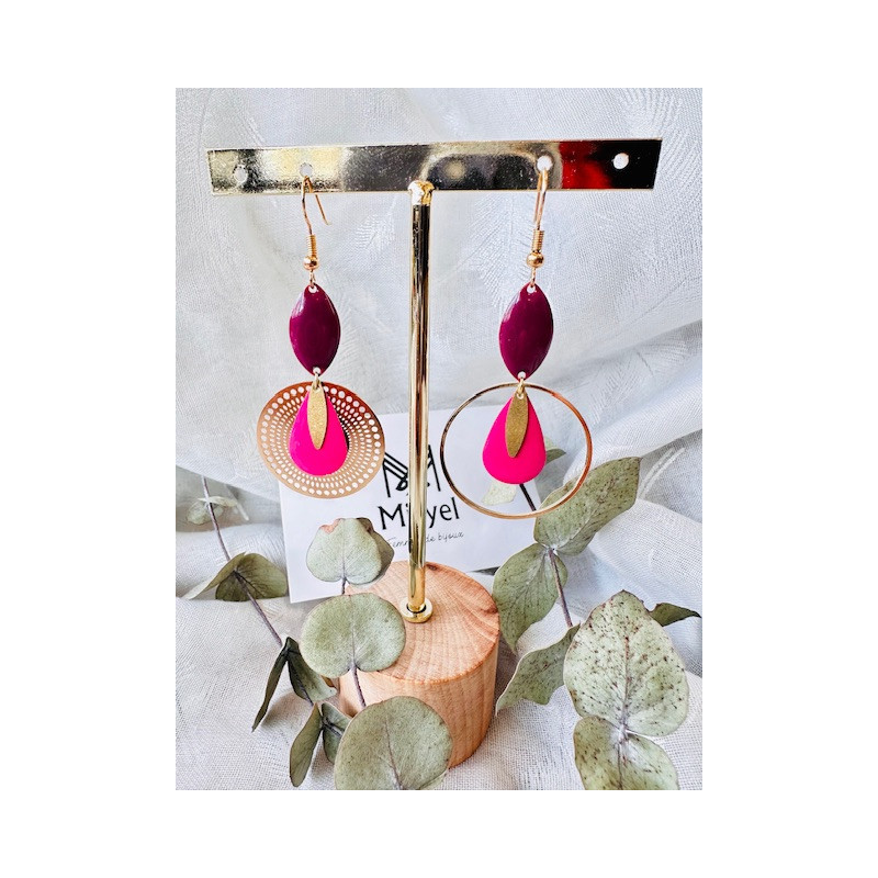 Boucles d’oreilles - Purple