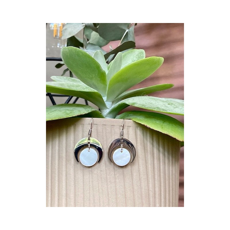 Boucles d'oreilles - Full moon