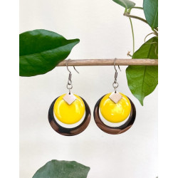 Boucles d'oreilles - Citron...