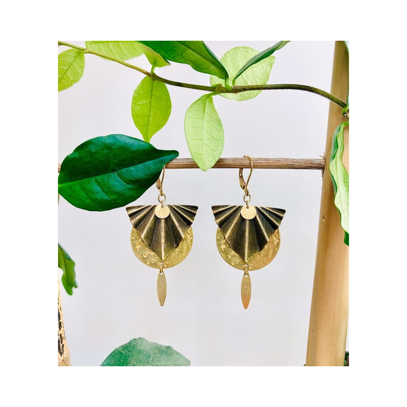Boucles d'oreilles - Drapé