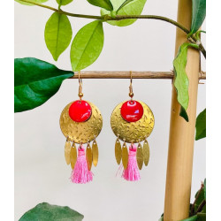 Boucles d'oreilles - Pompons